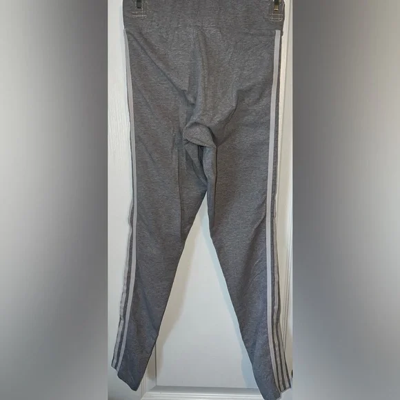 Adidas Gray Trefoil Logo Leggings Size S - Picture 2 of 7